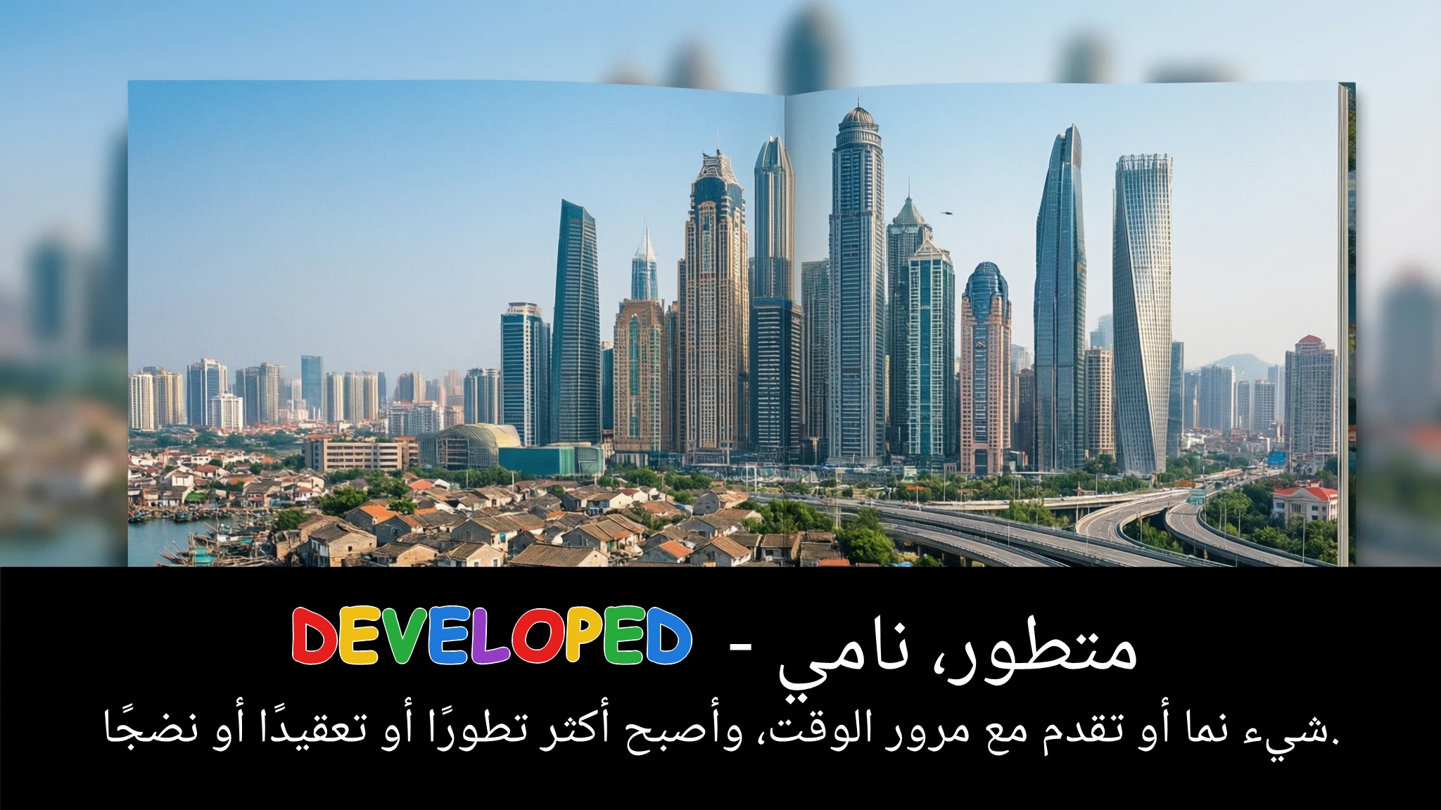 Arabic Illustration for developed